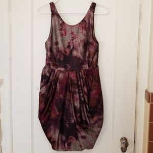 Alice + Olivia Metallic Bubble Skirt Dress - Sz 2